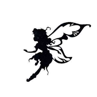 Disney Fairie Prilla Silhouette Cut Out Iron On Patch Applique