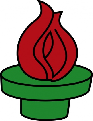 Torch clip art vector, free vector graphics