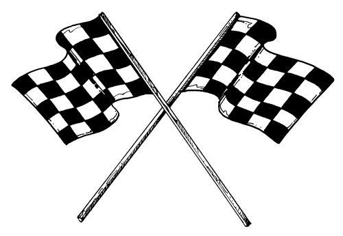Crossed Checkered Flags Clip Art - ClipArt Best