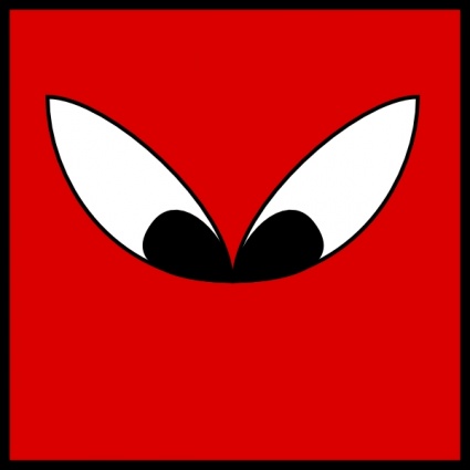 Eyes Angry clip art vector, free vector images