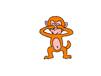 animated three monkeys cliparts