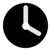 Clock White - vector clip art online, royalty free & public domain