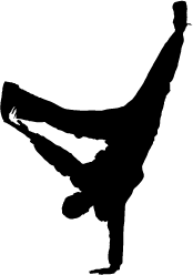 Breakdancing Silhouette | Silhouette of Breakdancing