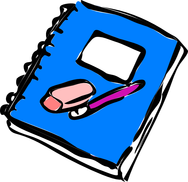 Notebook clip art - vector clip art online, royalty free & public ...