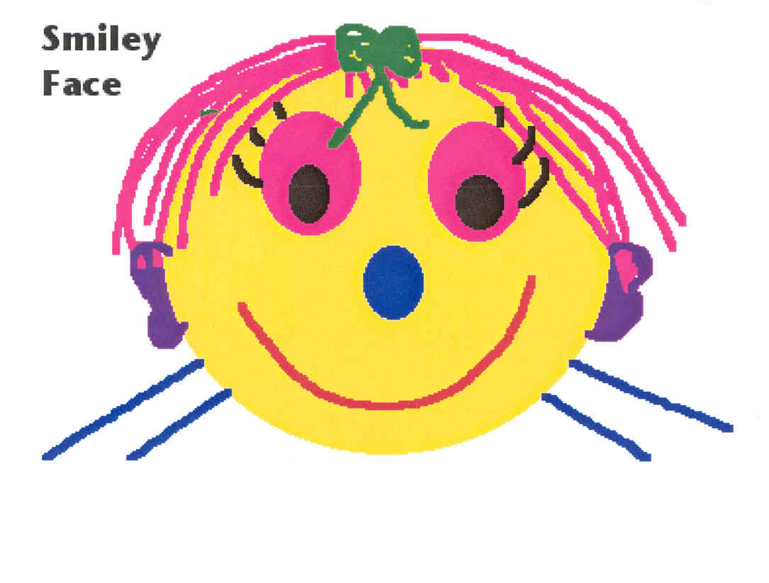 Smiley Face - Monster Writing Project