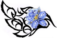Meanings of Flowers in the Wild Tribal Flower Tattoo | Tattoo ...