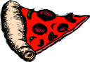 Pizza toppings cutouts