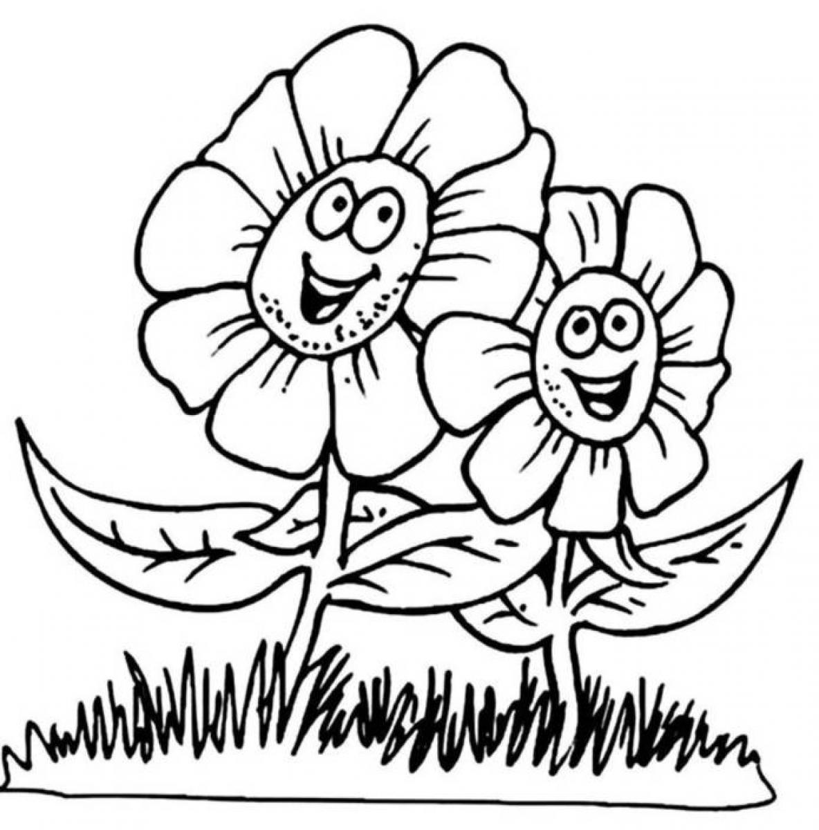 Download Big Flower Coloring Pages Download Big Flower Coloring ...