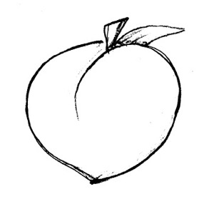 Peach Clipart