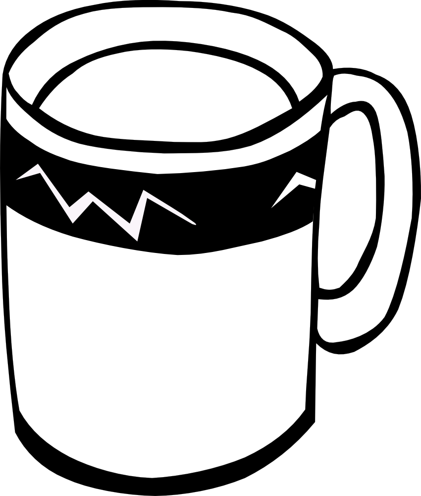Soda Black And White Clipart