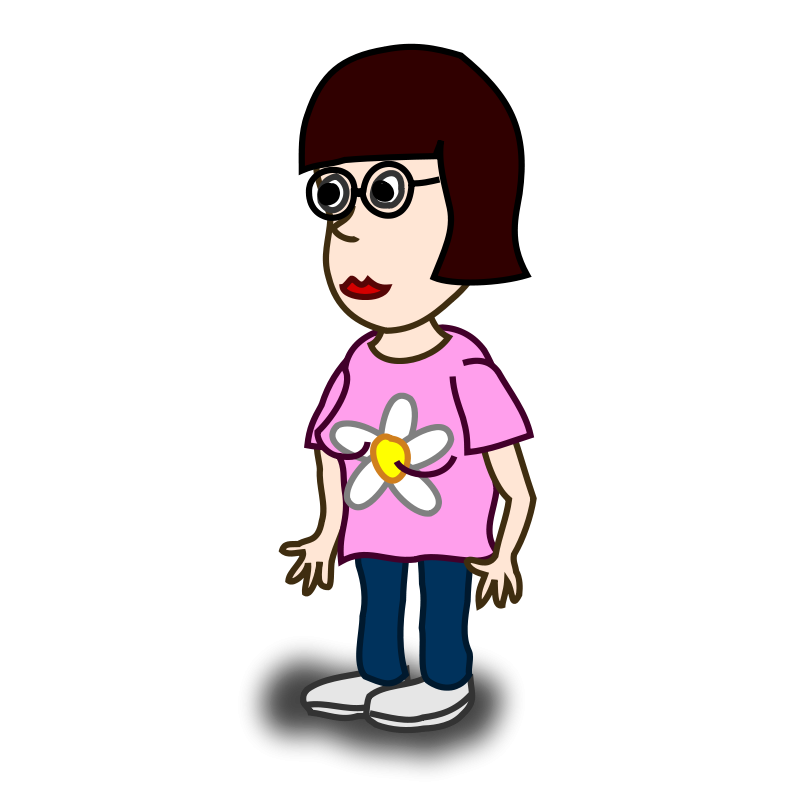 Clipart characters of girl
