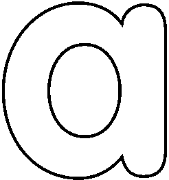 Letter A Clipart - Tumundografico