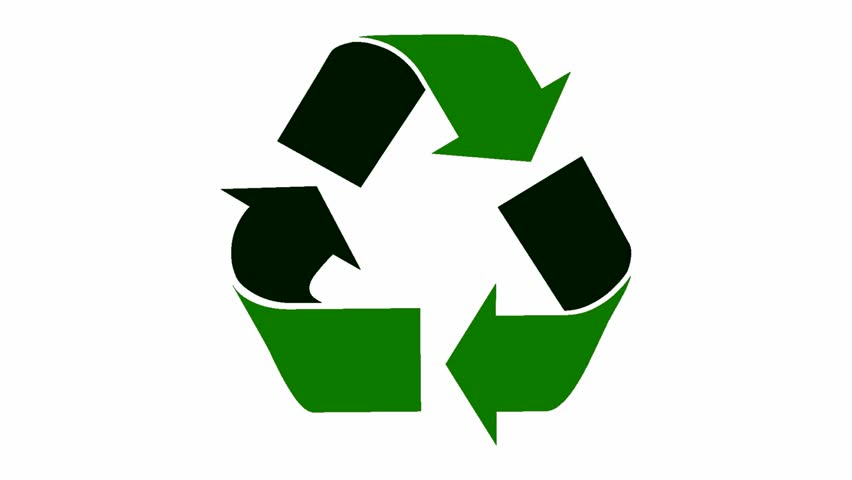 Spinning Recycle Symbol Loop Animation Stock Footage Video 1171723 ...