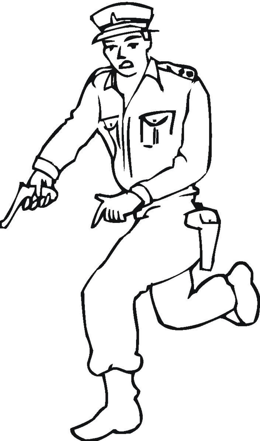 Coloring Pictures Of Guns