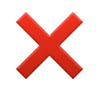 Charbase U+274C: CROSS MARK
