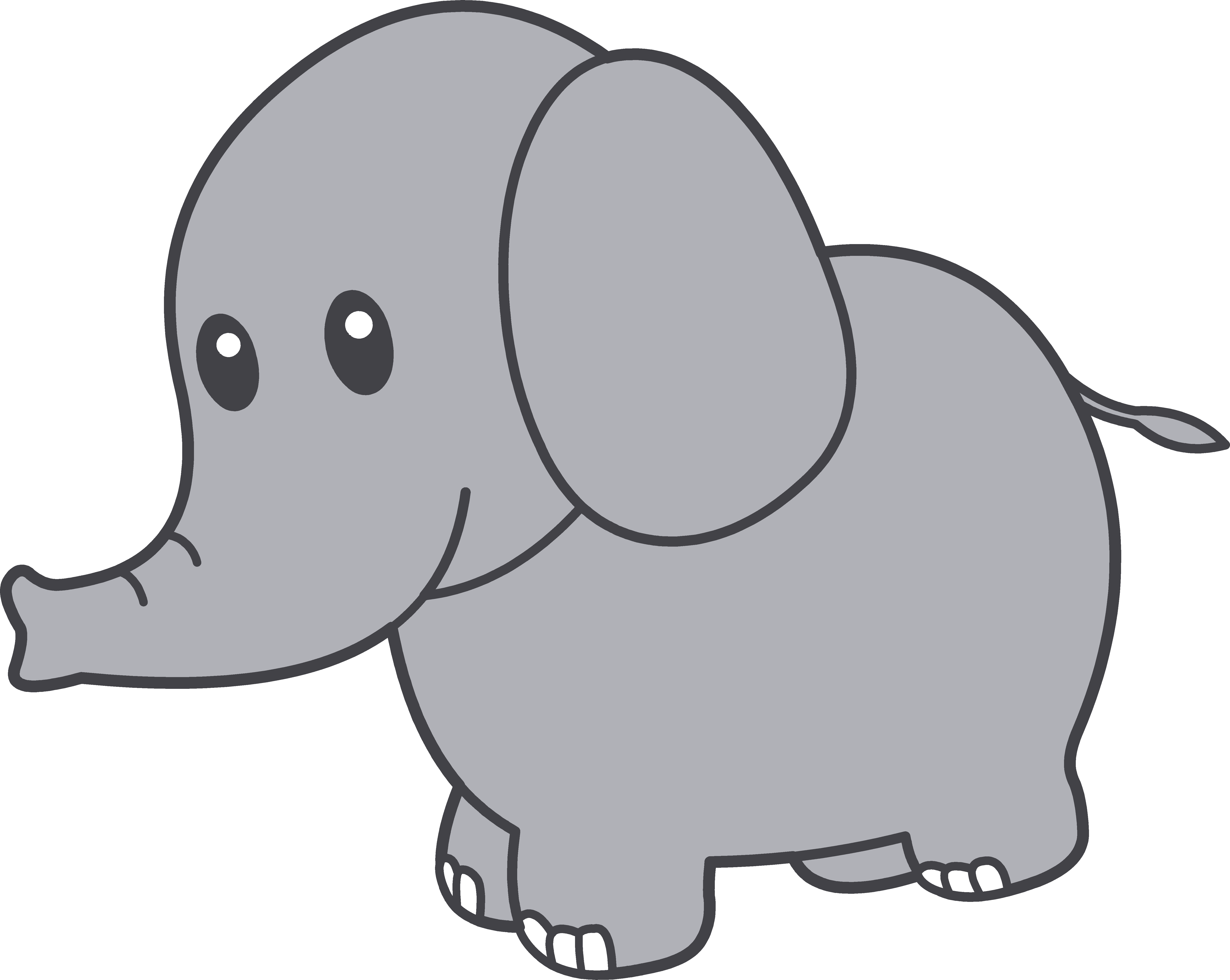 Clipart elephant - ClipartFox