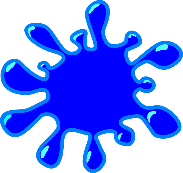 Blue Paint Splash Png Clipart Best