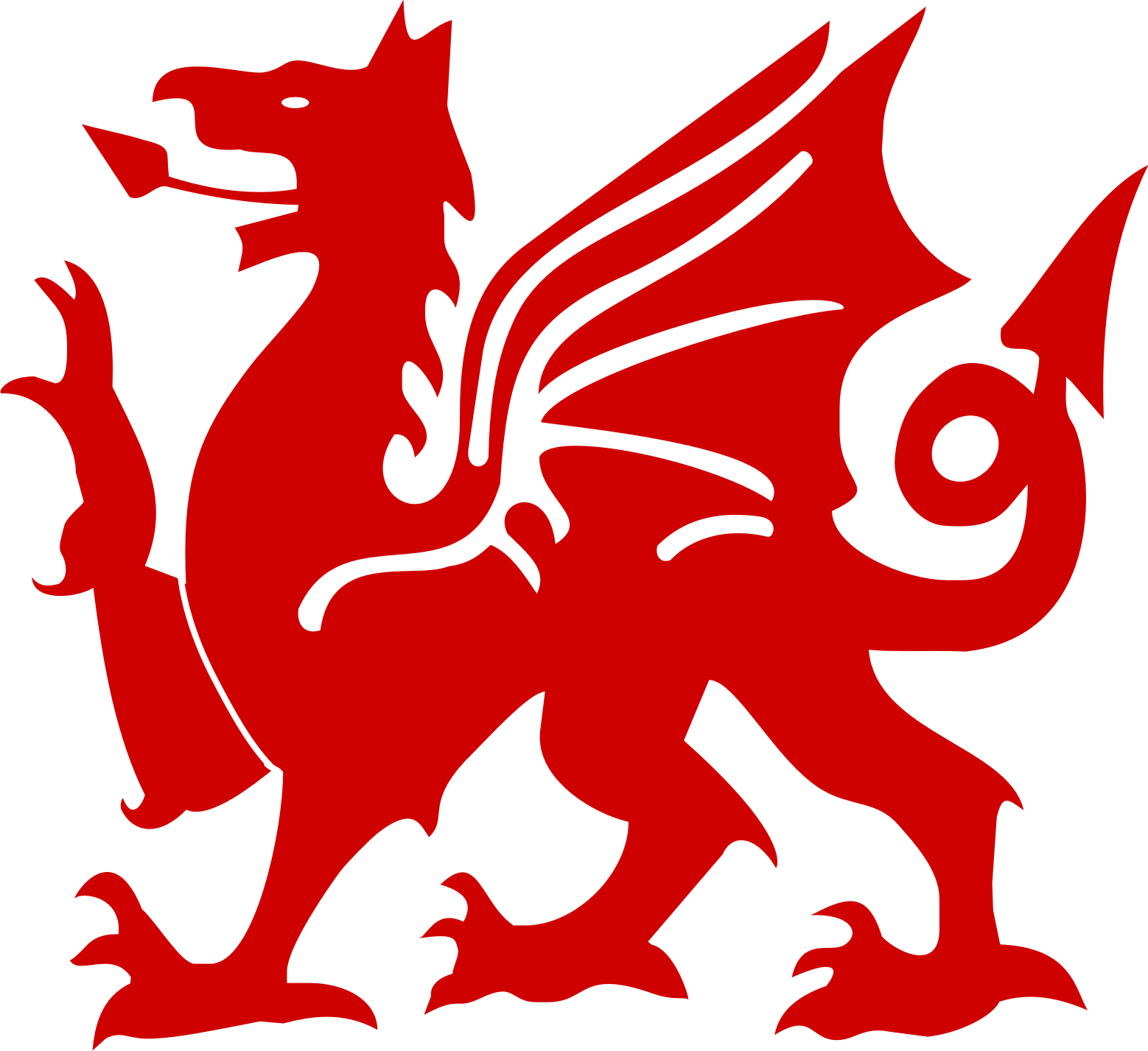 Logo With A Red Dragon - ClipArt Best