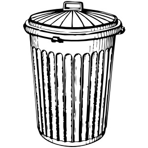 Garbage Can Clip Art - Tumundografico