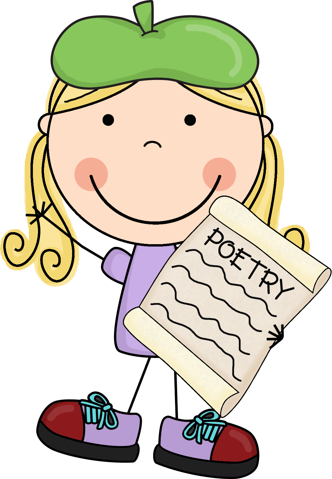 School clipart poetry station