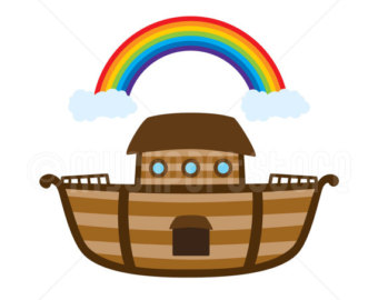 Noah's ark clip art | Etsy
