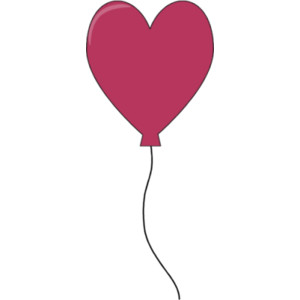 Heart balloon clipart - ClipartFox