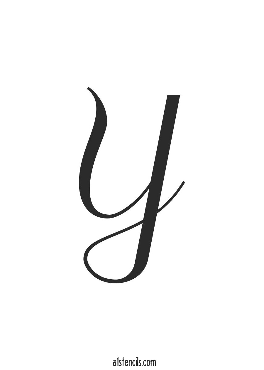Fancy Cutout Crafts Free - Pdf Alphabet Stencils