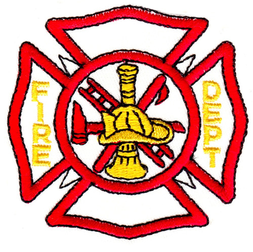 Stitchitize Embroidery Design: Fire Dept Maltese Cross 2.63 inches ...