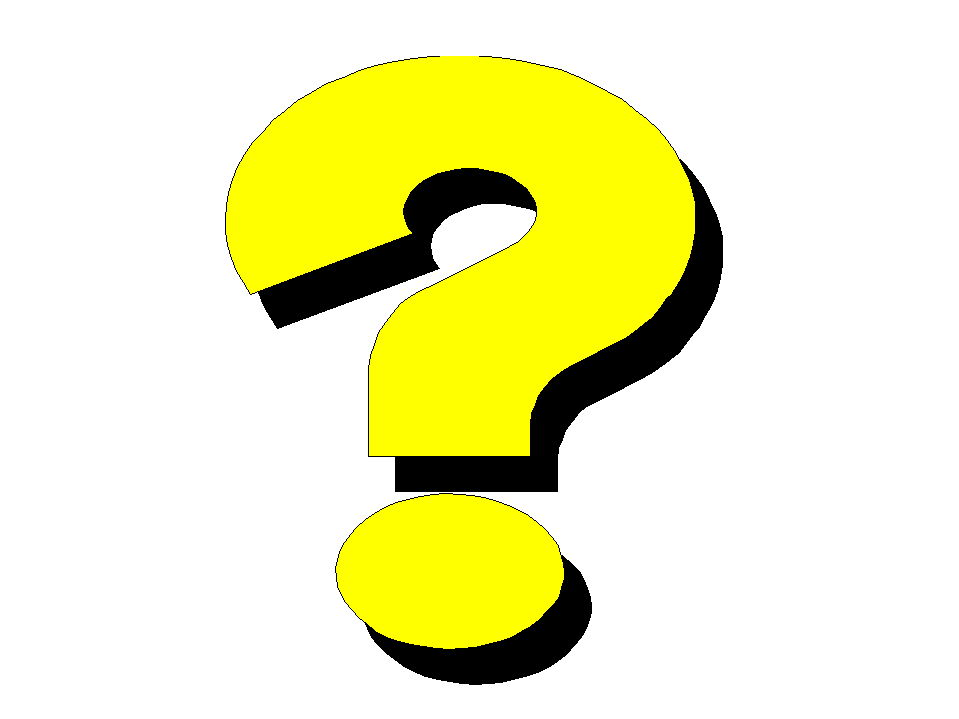 Big question mark clip art