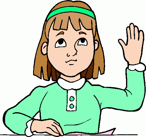 Clipart raise your hand