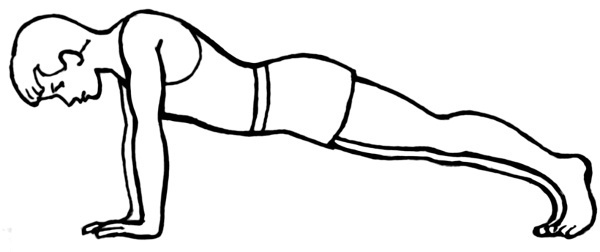 Push- Up Exercise Clipart