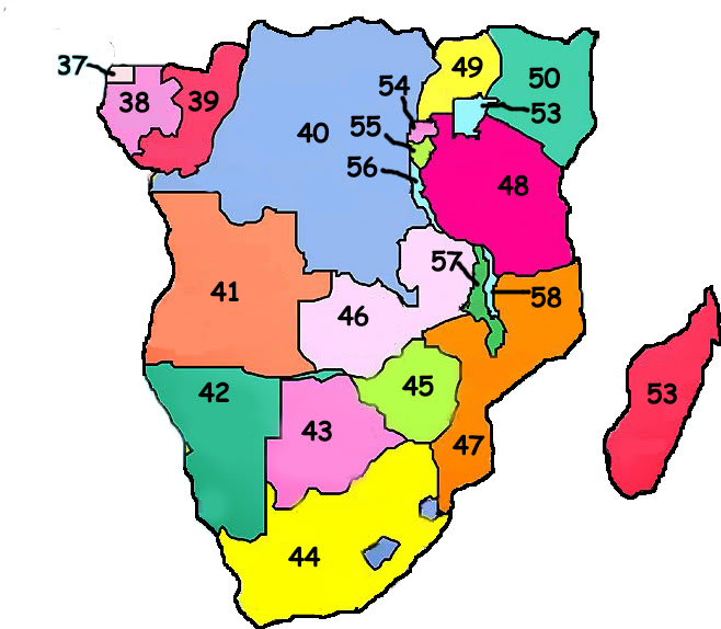 Map Of Africa Countries Game