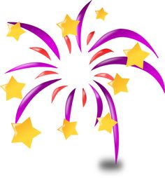 Shining stars clipart