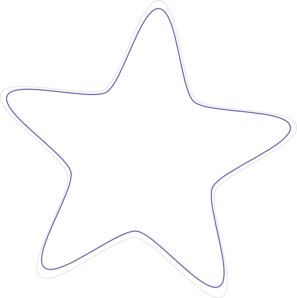 Free white star png clipart