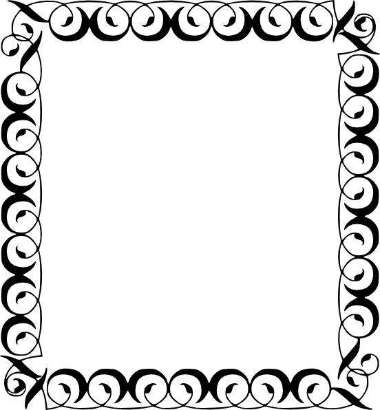 Clip Art Borders - Z31 Coloring Page