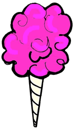 Cotton Candy Clipart