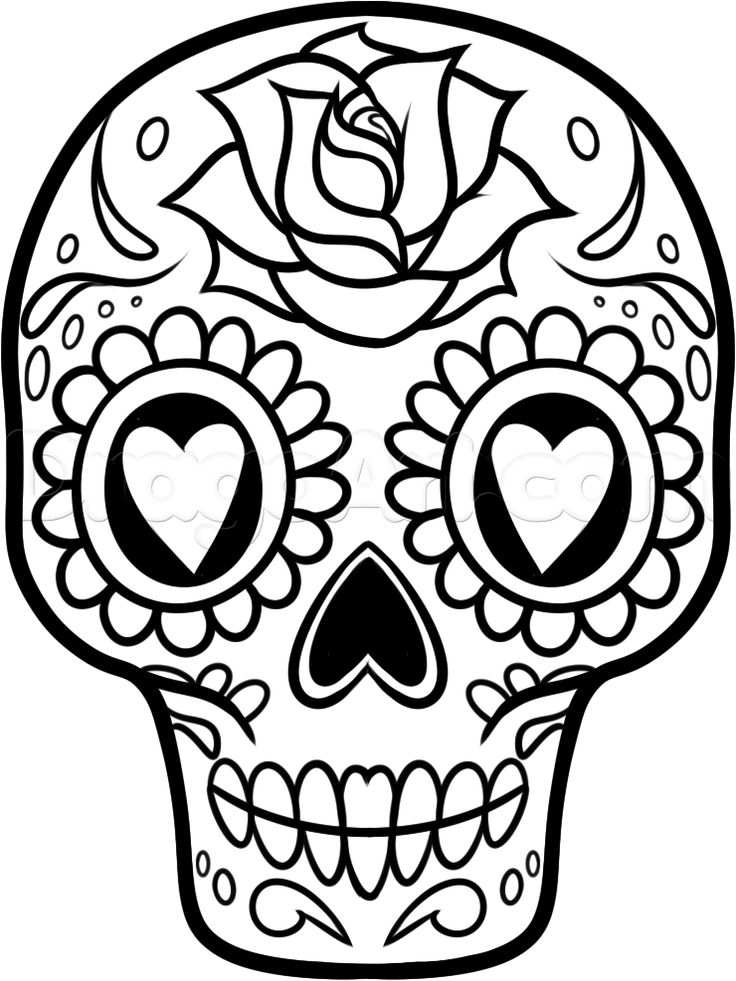 Easy Skull Drawings | Skull ...