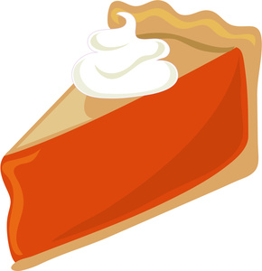 Pumpkin pie clipart