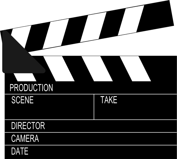 Lights Camera Action (hollywood) Clip Art - vector ...