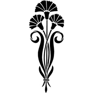 Art Nouveau Stencils and Stenciling accessories from The Ste ...