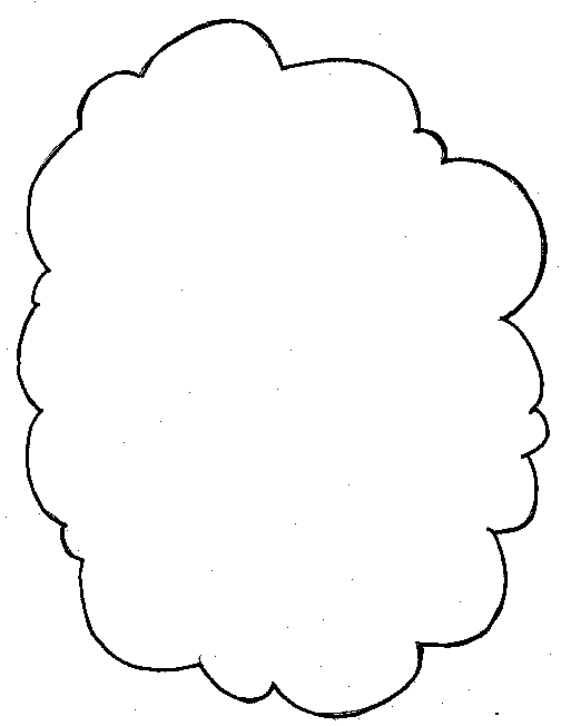 Printable Cloud Template