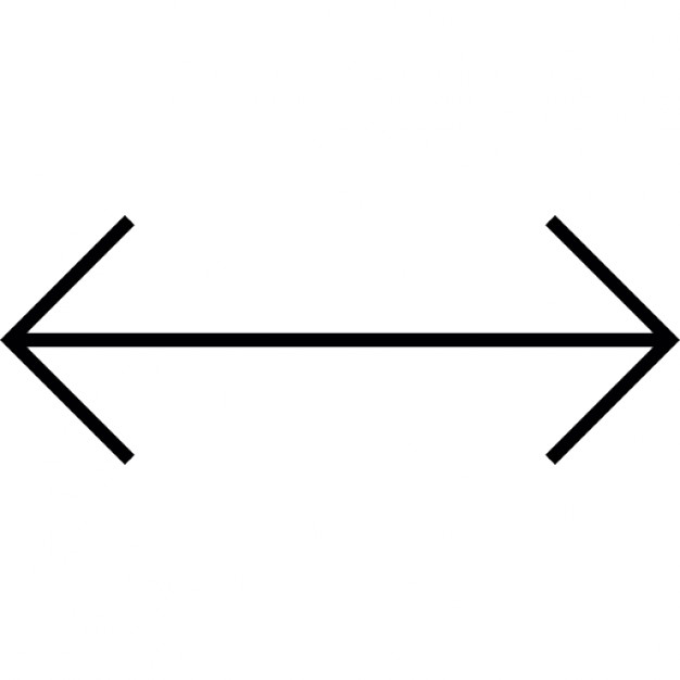 Left and right connected arrow Icons | Free Download