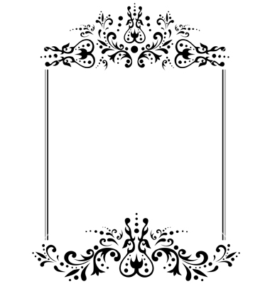 Vintage frame clipart