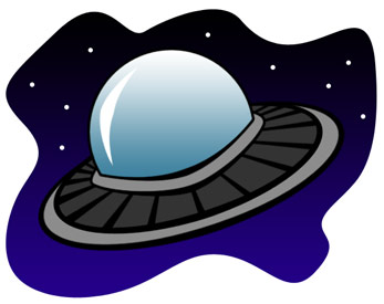 Cartoon Aliens In Space