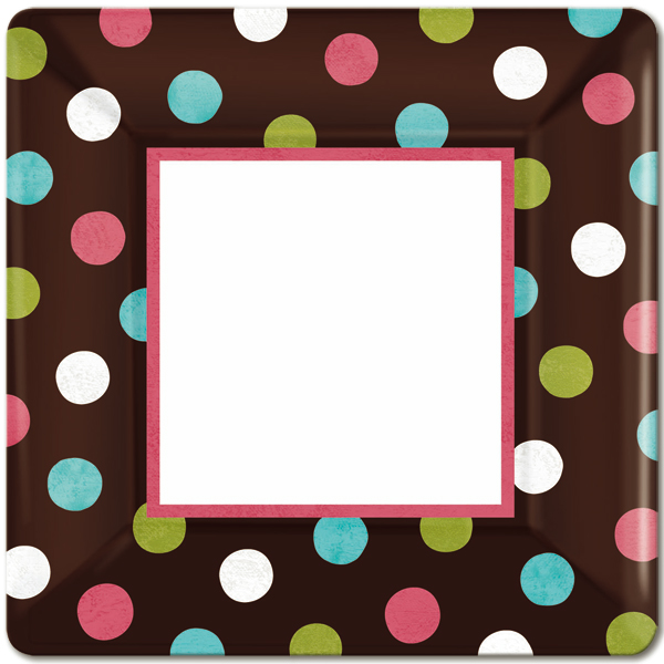 Black And White Polka Dot Page Border Clip Art - ClipArt Best