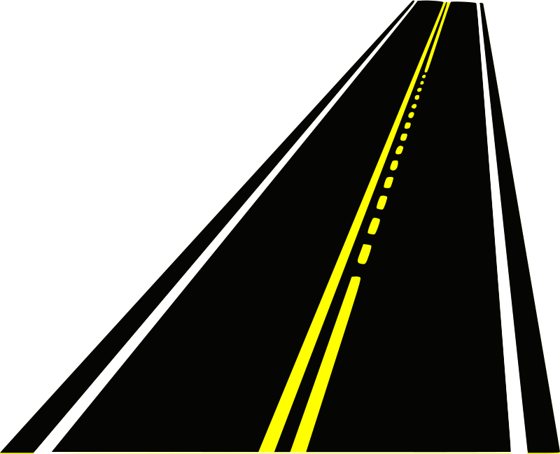 Curved Street Clipart