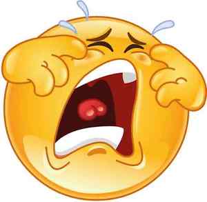 Smile Crying Emoticons Smiley Bumper Sticker 5&amp;#034; x 5&amp;#034; | eBay