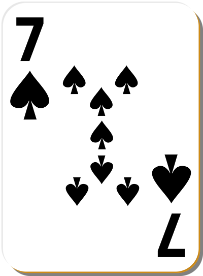 Free Stock Photos | Illustration Of A Seven Of Spades Playing Card ...