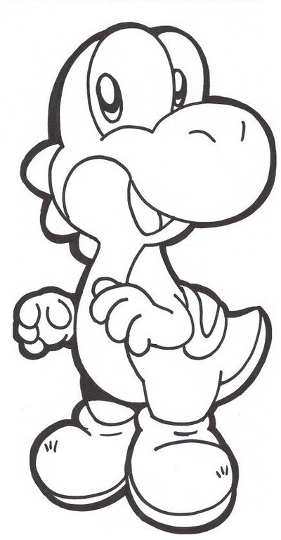 Yoshi Coloring Pages 2 | Coloring Pages To Print