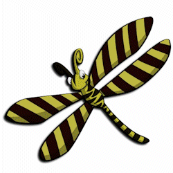 ZWalls Store - ZWalls Brown Dragonfly 3D Cartoon Wall Artwork, 12 ...